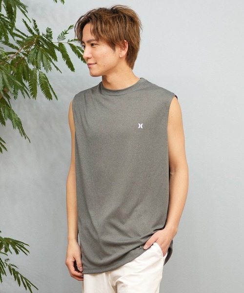 Hurley (ハーレー)の「Hurley/ハーレー タンクトップ UVケアラッシュガード バックプリント MSRG251088(ラッシュガード・メンズ・ブラック/グレー/ホワイト・L/M/S)」の5枚目の写真