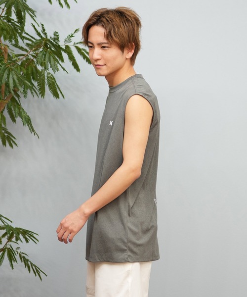 Hurley (ハーレー)の「Hurley/ハーレー タンクトップ UVケアラッシュガード バックプリント MSRG251088(ラッシュガード・メンズ・ブラック/グレー/ホワイト・L/M/S)」の6枚目の写真