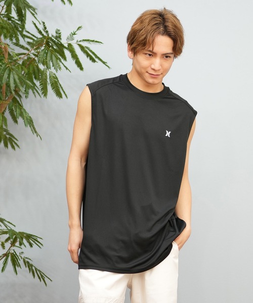 Hurley (ハーレー)の「Hurley/ハーレー タンクトップ UVケアラッシュガード バックプリント MSRG251088(ラッシュガード・メンズ・ブラック/グレー/ホワイト・L/M/S)」の18枚目の写真