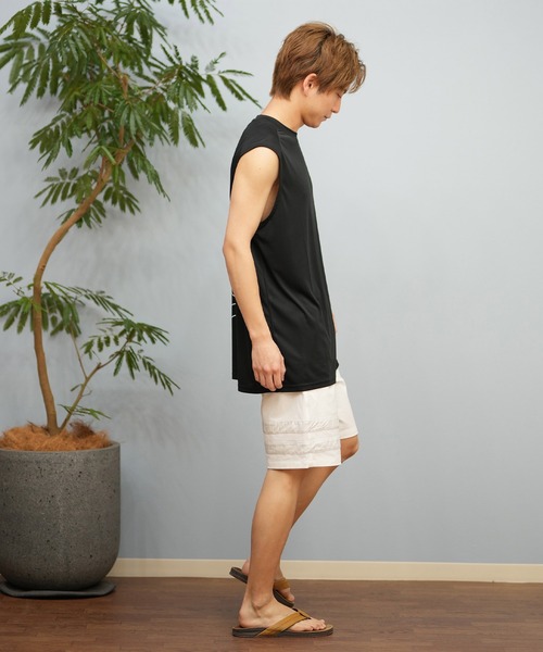 Hurley (ハーレー)の「Hurley/ハーレー タンクトップ UVケアラッシュガード バックプリント MSRG251088(ラッシュガード・メンズ・ブラック/グレー/ホワイト・L/M/S)」の4枚目の写真