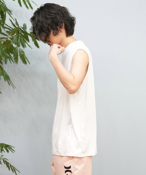 Hurley (ハーレー)の「Hurley/ハーレー タンクトップ UVケアラッシュガード バックプリント MSRG251088(ラッシュガード・メンズ・ブラック/グレー/ホワイト・L/M/S)」の13枚目の写真