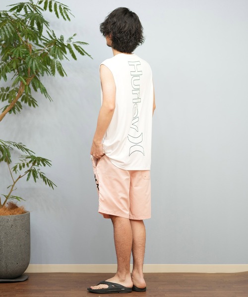 Hurley (ハーレー)の「Hurley/ハーレー タンクトップ UVケアラッシュガード バックプリント MSRG251088(ラッシュガード・メンズ・ブラック/グレー/ホワイト・L/M/S)」の16枚目の写真