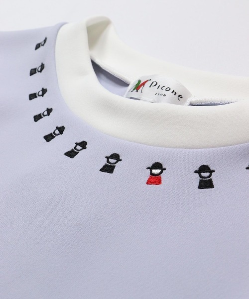 Picone CLUB(ピッコーネクラブ)の「ピコ刺繍ダンボールプルオーバー(スウェット・レディース・ピンク/ブラック/ライトブルー/ベージュ・S/L/M)」の11枚目の写真