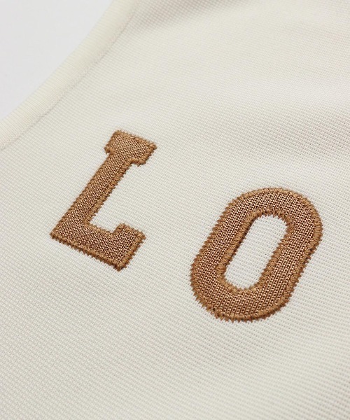 archivio(アルチビオ)の「<LADIES>"LOVE"バックメッシュベスト(ベスト・レディース・ネイビー/ホワイト×ネイビー/ホワイト×ブラウン・S/M)」の11枚目の写真