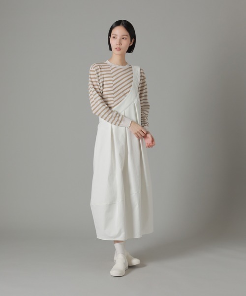 ZUCCa（ズッカ）の「シアーボーダー / ニット / (O)（ニット/セーター・レディース・グリーン/ブラック/ベージュ・M size）」の9枚目の写真