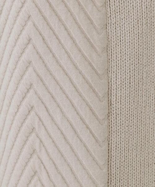 OPAQUE.CLIP（オペークドットクリップ）の「キルトジャカードナロースカート/セットアップ対応【洗濯機洗い可】（スカート・レディース・ホワイト/ライトベージュ・38/40/42）」の10枚目の写真