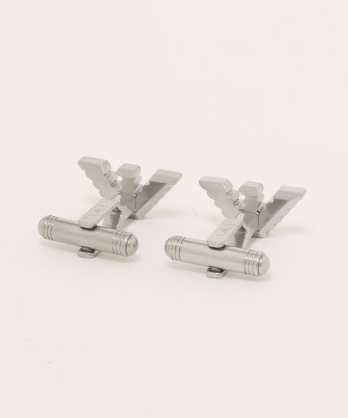 EMPORIO ARMANI（エンポリオアルマーニ）の「エンポリオ・アルマーニ アクセサリー メンズ   EGS3164040（カフリンクス・メンズ・Silver・FREE）」の2枚目の写真