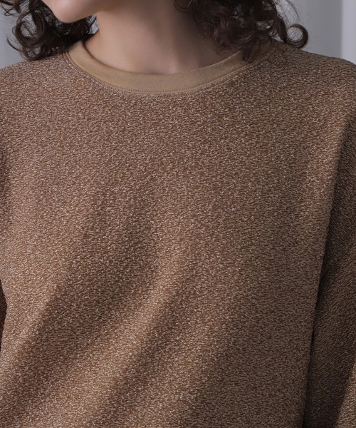 ROSE BUD(ローズバッド)の「(CREOLME)シャイニービッグTシャツ(Tシャツ/カットソー・レディース・ゴールド/ネイビー・ONE SIZE)」の16枚目の写真