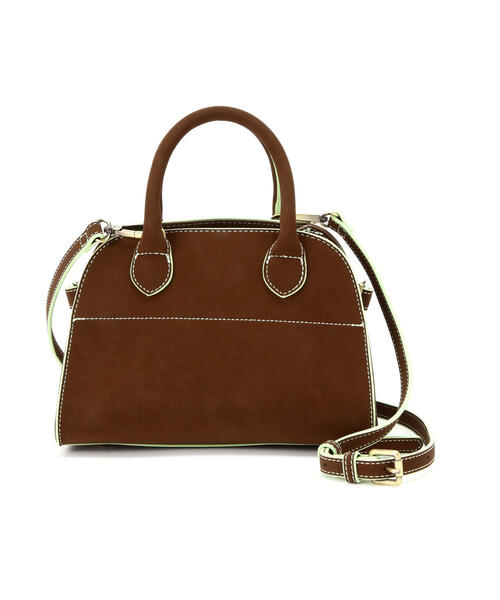 NATURAL BEAUTY BASIC（ナチュラルビューティーベーシック）の「◇【Oggi掲載】ヴィンテージライクハンドバッグ（ハンドバッグ・レディース・キャメル/ベージュ・ﾌﾘ-）」の5枚目の写真