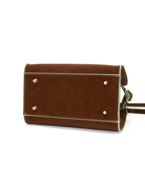 NATURAL BEAUTY BASIC（ナチュラルビューティーベーシック）の「◇【Oggi掲載】ヴィンテージライクハンドバッグ（ハンドバッグ・レディース・キャメル/ベージュ・ﾌﾘ-）」の9枚目の写真