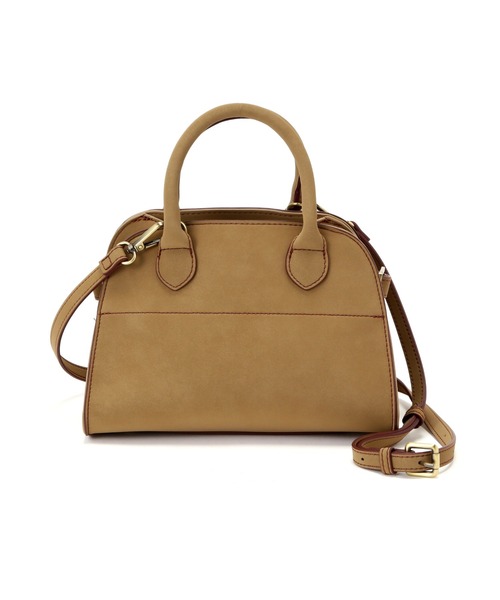 NATURAL BEAUTY BASIC（ナチュラルビューティーベーシック）の「◇【Oggi掲載】ヴィンテージライクハンドバッグ（ハンドバッグ・レディース・キャメル/ベージュ・ﾌﾘ-）」の11枚目の写真