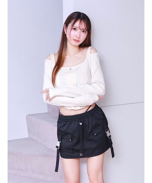 EATME(イートミー)の「カーゴミニスカート(スカート・レディース・ブラック/グレー/ピンク・FREE)」の14枚目の写真