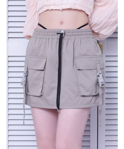 EATME(イートミー)の「カーゴミニスカート(スカート・レディース・ブラック/グレー/ピンク・FREE)」の21枚目の写真
