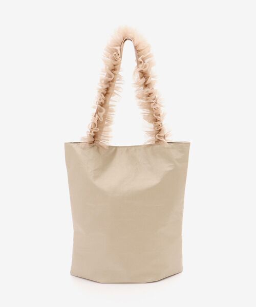 le.coeur blanc（ルクールブラン）の「チュールハンドルトート（トートバッグ・レディース・ブラック/ベージュ・FREE）」の11枚目の写真