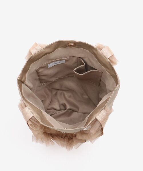 le.coeur blanc（ルクールブラン）の「チュールハンドルトート（トートバッグ・レディース・ブラック/ベージュ・FREE）」の13枚目の写真