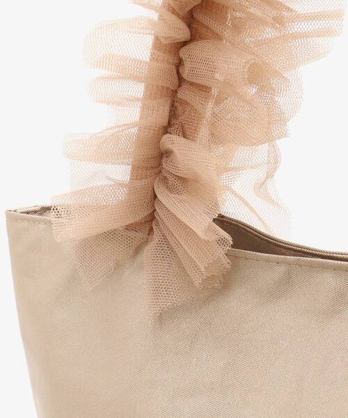 le.coeur blanc（ルクールブラン）の「チュールハンドルトート（トートバッグ・レディース・ブラック/ベージュ・FREE）」の15枚目の写真