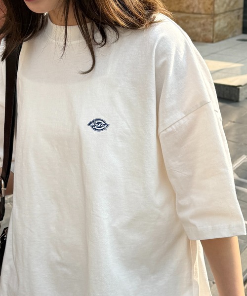 Dickies(ディッキーズ)の「【Dickies】ワンポイント プリントTシャツ 別注 5222-TTMDK1(Tシャツ/カットソー・レディース・ホワイト/ブラック系1/グレー系1/グレー/ホワイト系1/ブラック・XS/S/M/L/LL)」の3枚目の写真