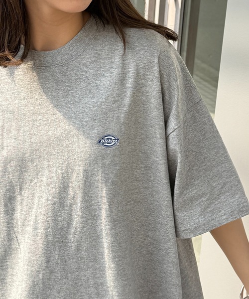Dickies(ディッキーズ)の「【Dickies】ワンポイント プリントTシャツ 別注 5222-TTMDK1(Tシャツ/カットソー・レディース・ホワイト/ブラック系1/グレー系1/グレー/ホワイト系1/ブラック・XS/S/M/L/LL)」の8枚目の写真