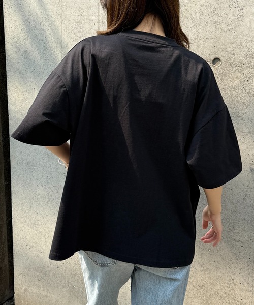 Dickies(ディッキーズ)の「【Dickies】ワンポイント プリントTシャツ 別注 5222-TTMDK1(Tシャツ/カットソー・レディース・ホワイト/ブラック系1/グレー系1/グレー/ホワイト系1/ブラック・XS/S/M/L/LL)」の15枚目の写真