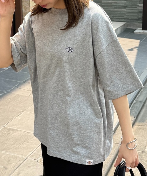 Dickies(ディッキーズ)の「【Dickies】ワンポイント プリントTシャツ 別注 5222-TTMDK1(Tシャツ/カットソー・レディース・ホワイト/ブラック系1/グレー系1/グレー/ホワイト系1/ブラック・XS/S/M/L/LL)」の22枚目の写真