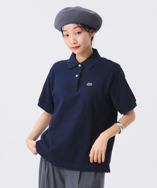 LACOSTE（ラコステ）の「【別注】LACOSTE / ヘビー ピケ ポロ ショートスリーブ（ポロシャツ・レディース・ベージュ/ネイビー/ブラック・38/36/34）」の17枚目の写真