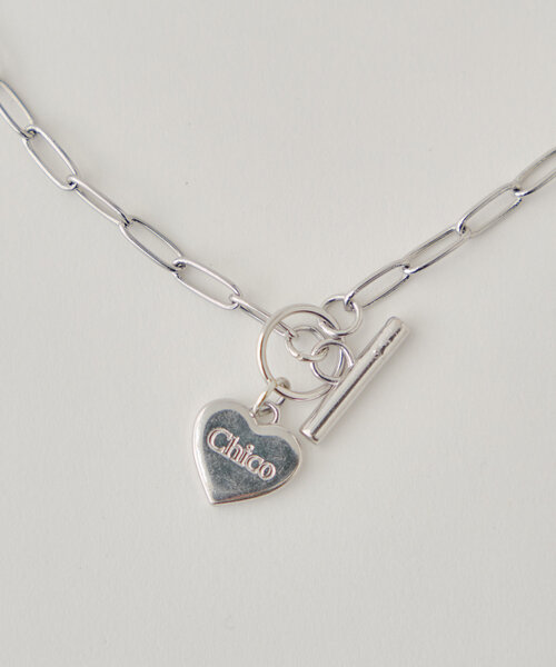 Chico（チコ）の「ハートモチーフチェーンネックレス（ネックレス・レディース・シルバー/ゴールド・FREE）」の5枚目の写真