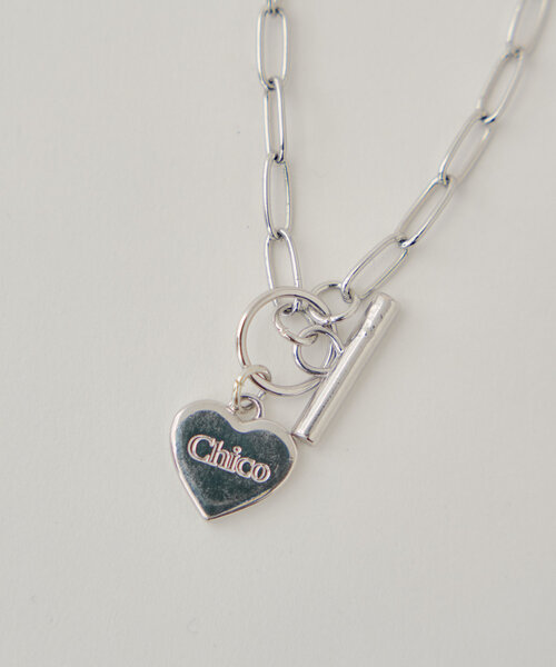 Chico（チコ）の「ハートモチーフチェーンネックレス（ネックレス・レディース・シルバー/ゴールド・FREE）」の6枚目の写真