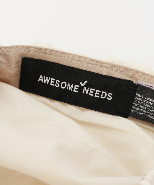 AWESOME NEEDS(オーサムニーズ)の「AWESOME NEEDS/ オーサムニーズ CLASSIC HUNTNG CAP ROSE(ハンチング/ベレー帽・レディース・アイボリー・FREE)」の6枚目の写真