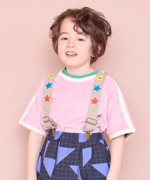 MARKEY'S(マーキーズ)の「シシュウサスペンダー(サスペンダー・キッズ・ブルー/ベージュ・S/M)」の2枚目の写真