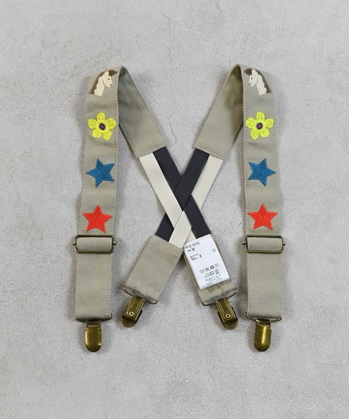 MARKEY'S(マーキーズ)の「シシュウサスペンダー(サスペンダー・キッズ・ブルー/ベージュ・S/M)」の8枚目の写真