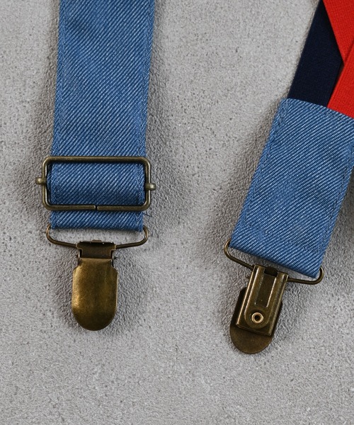 MARKEY'S(マーキーズ)の「シシュウサスペンダー(サスペンダー・キッズ・ブルー/ベージュ・S/M)」の7枚目の写真