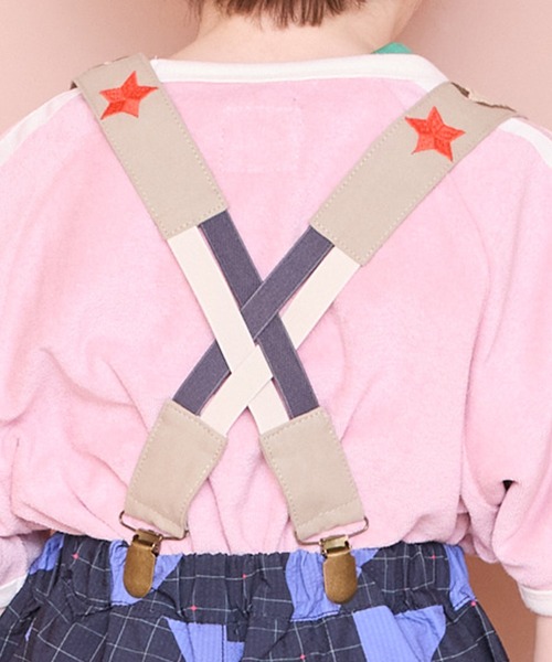 MARKEY'S(マーキーズ)の「シシュウサスペンダー(サスペンダー・キッズ・ブルー/ベージュ・S/M)」の9枚目の写真