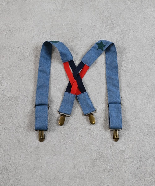 MARKEY'S(マーキーズ)の「シシュウサスペンダー(サスペンダー・キッズ・ブルー/ベージュ・S/M)」の21枚目の写真