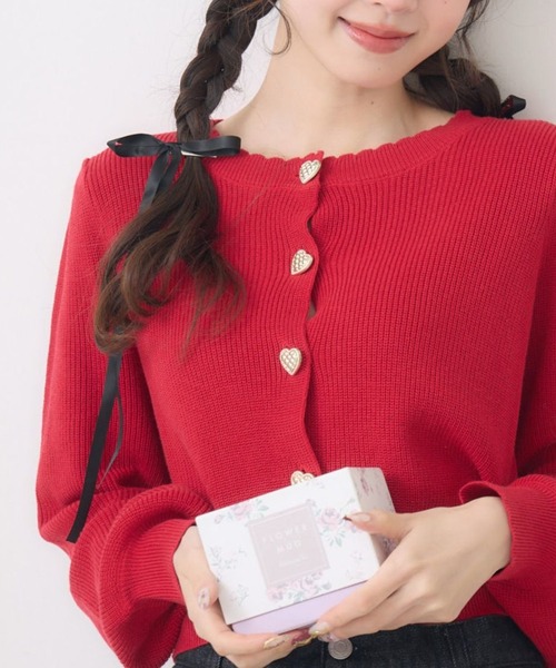 エムズパール付ニット ems excite（エムズエキサイト）の「パール付き