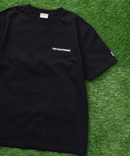 The Endless Summer(エンドレスサマー)の「TES CAL FLOCK T-SHIRT / Tシャツ(Tシャツ/カットソー・メンズ・ブラック/アイボリー/ホワイト/ネイビー・SMALL/MEDIUM/LARGE/X-LARGE/XX-LARGE)」の5枚目の写真