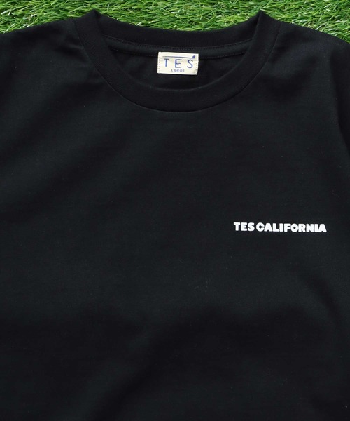 The Endless Summer(エンドレスサマー)の「TES CAL FLOCK T-SHIRT / Tシャツ(Tシャツ/カットソー・メンズ・ブラック/アイボリー/ホワイト/ネイビー・SMALL/MEDIUM/LARGE/X-LARGE/XX-LARGE)」の8枚目の写真