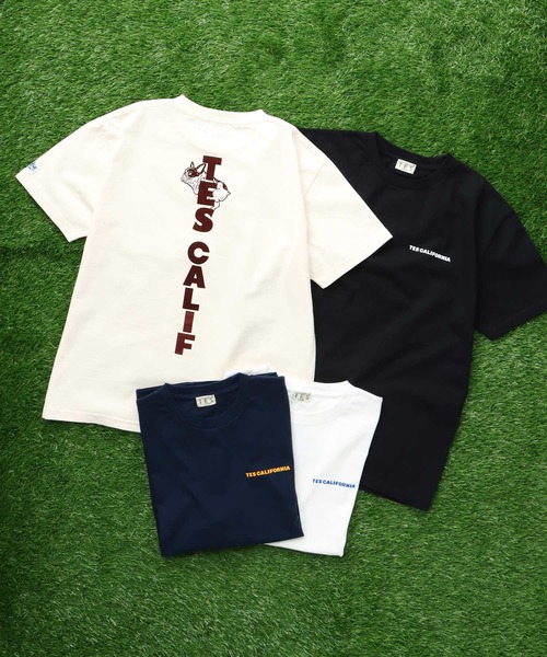 The Endless Summer(エンドレスサマー)の「TES CAL FLOCK T-SHIRT / Tシャツ(Tシャツ/カットソー・メンズ・ブラック/アイボリー/ホワイト/ネイビー・SMALL/MEDIUM/LARGE/X-LARGE/XX-LARGE)」の21枚目の写真
