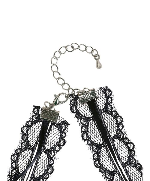 jouetie(ジュエティ)の「レースリボンチョーカー(チョーカー・レディース・ブラック/ピンク/オフホワイト・FREE)」の7枚目の写真