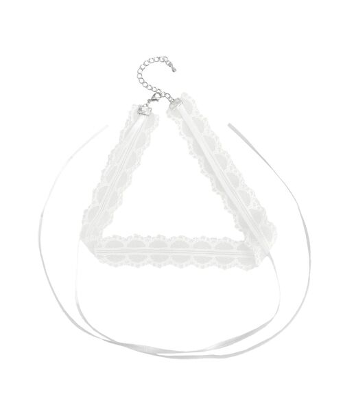 jouetie(ジュエティ)の「レースリボンチョーカー(チョーカー・レディース・ブラック/ピンク/オフホワイト・FREE)」の9枚目の写真