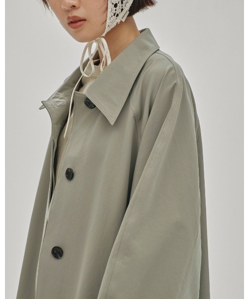 TODAYFUL(トゥデイフル)の「TODAYFUL Soutiencollar Spring Coat 12510004(ステンカラーコート・レディース・ネイビー/グリーン/オフホワイト・36/38)」の11枚目の写真