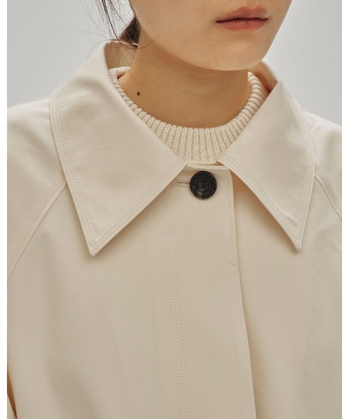 TODAYFUL(トゥデイフル)の「TODAYFUL Soutiencollar Spring Coat 12510004(ステンカラーコート・レディース・ネイビー/グリーン/オフホワイト・36/38)」の6枚目の写真
