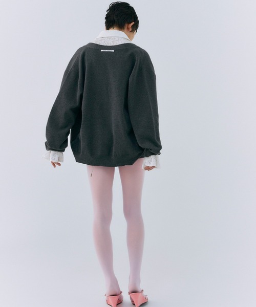 MOON POINT KNIT CARDIGAN/ムーンポイントニットカーディガン 