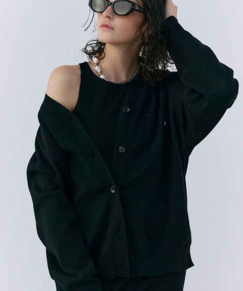 MOON POINT KNIT CARDIGAN/ムーンポイントニットカーディガン 
