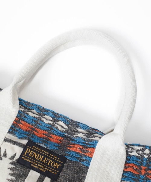 PENDLETON（ペンドルトン）の「【PE2】【PENDLETON/ペンドルトン】JAQUARD MINI TOTE ジャガード ミニ トートバッグ（トートバッグ・レディース・レッド/チャコールグレー・FREE）」の14枚目の写真