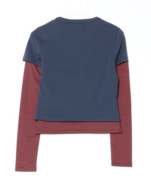 KIRSH STRIPE LAYERED T-SHIRT 2PACK キルシー ストライプ