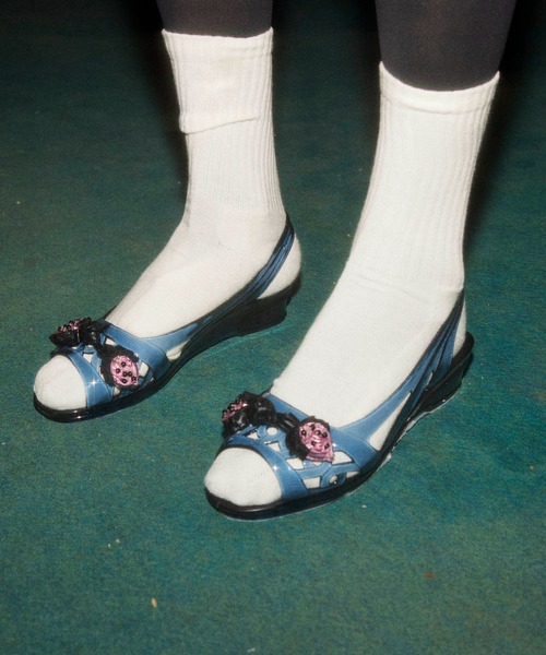 HEY!MrsROSE（ヘイミセスローズ）の「HEY! Mrs ROSE(ヘイ！ミセスローズ)クリアイチゴサンダル（サンダル・レディース・ブラック/クリア/パープル・23.5cm/24.5cm）」の10枚目の写真