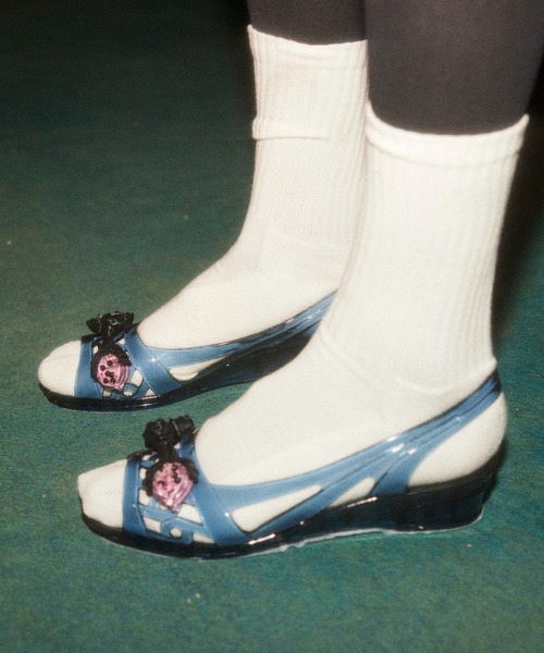 HEY!MrsROSE（ヘイミセスローズ）の「HEY! Mrs ROSE(ヘイ！ミセスローズ)クリアイチゴサンダル（サンダル・レディース・ブラック/クリア/パープル・23.5cm/24.5cm）」の12枚目の写真