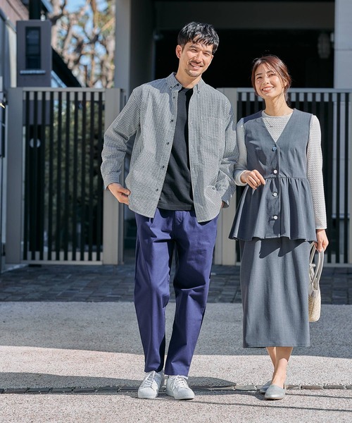 FOUND GOOD（ファウンドグッド）の「ペプラムベスト（ベスト・レディース・グレー系8/イエロー系2/アイボリー/ブラック・S/M/L）」の13枚目の写真