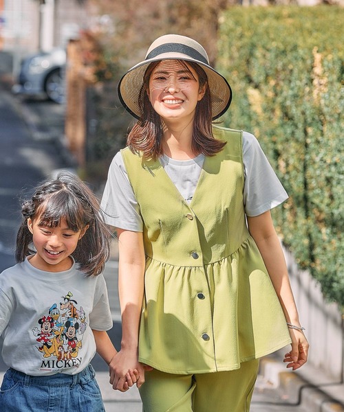 FOUND GOOD（ファウンドグッド）の「ペプラムベスト（ベスト・レディース・グレー系8/イエロー系2/アイボリー/ブラック・S/M/L）」の6枚目の写真