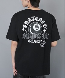 バックプリントストリートTシャツ/8ボール